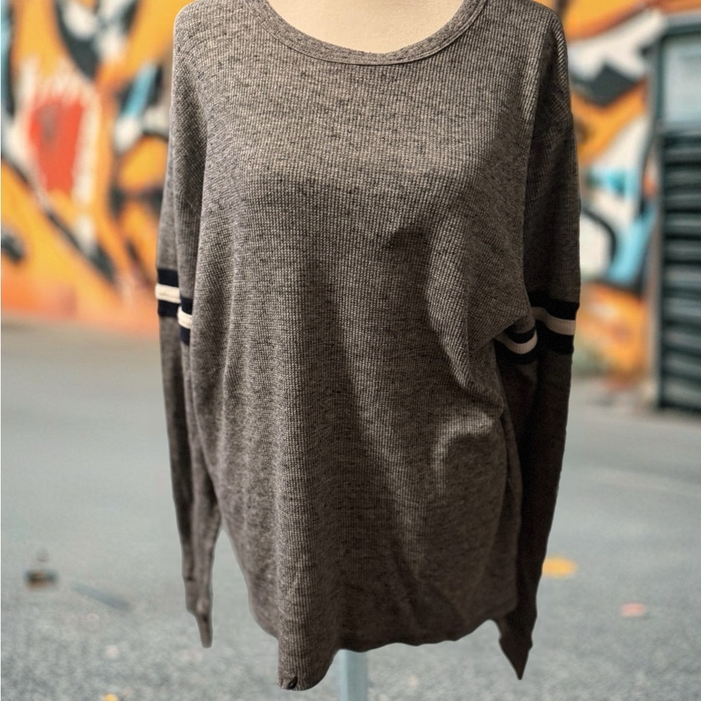Old Navy Ultra-Soft Gray Knit Top